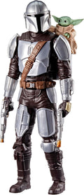 STAR WARS The Mandalorian & Grogu Bounty Blaster, figura de acción de 11 pulgadas con efectos de sonido, juguetes interactivos para niños y niñas a partir de 4 años