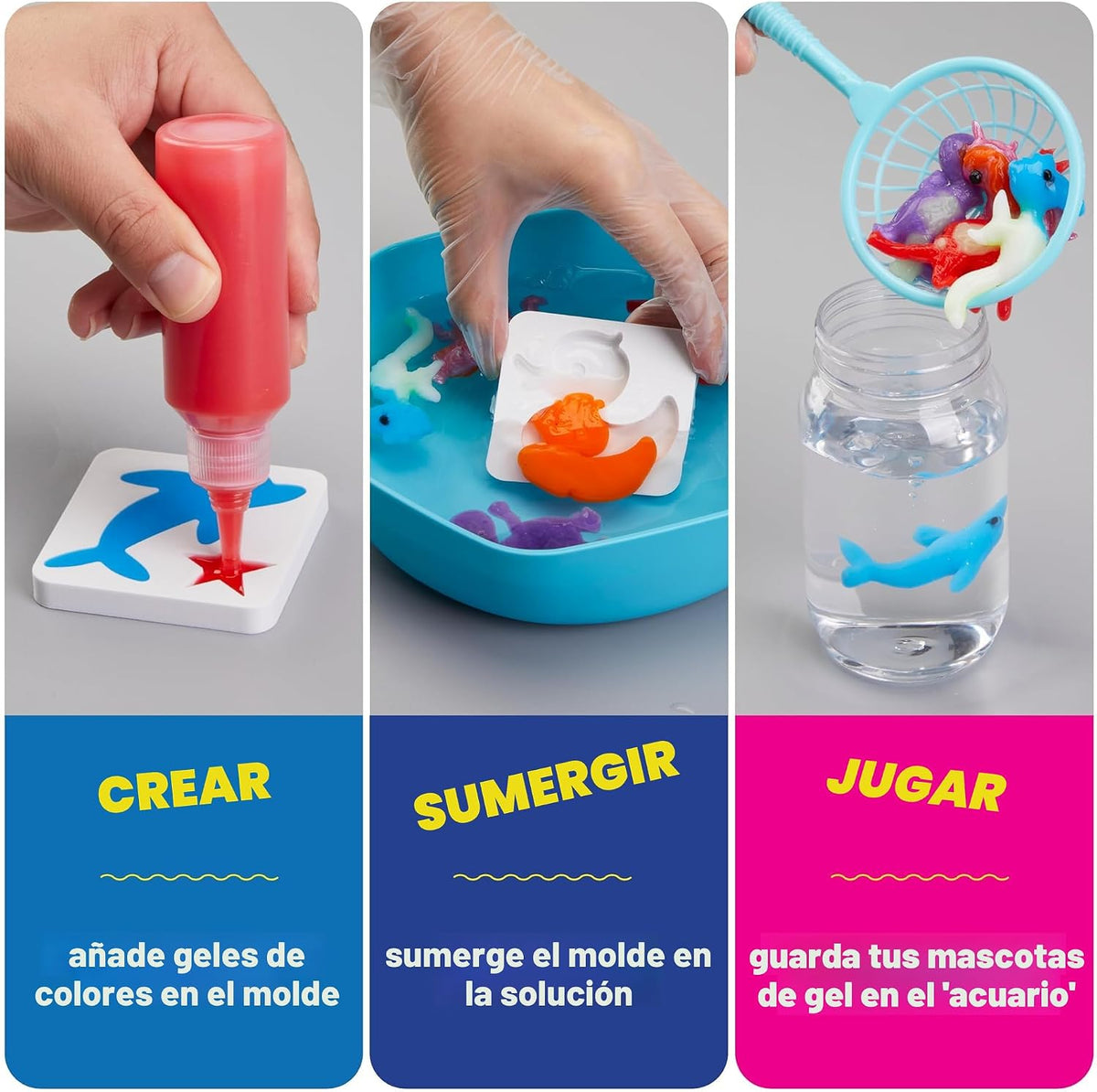 Dan&Darci Kit mágico para mascotas de agua de gel - Regalos de cumpleaños