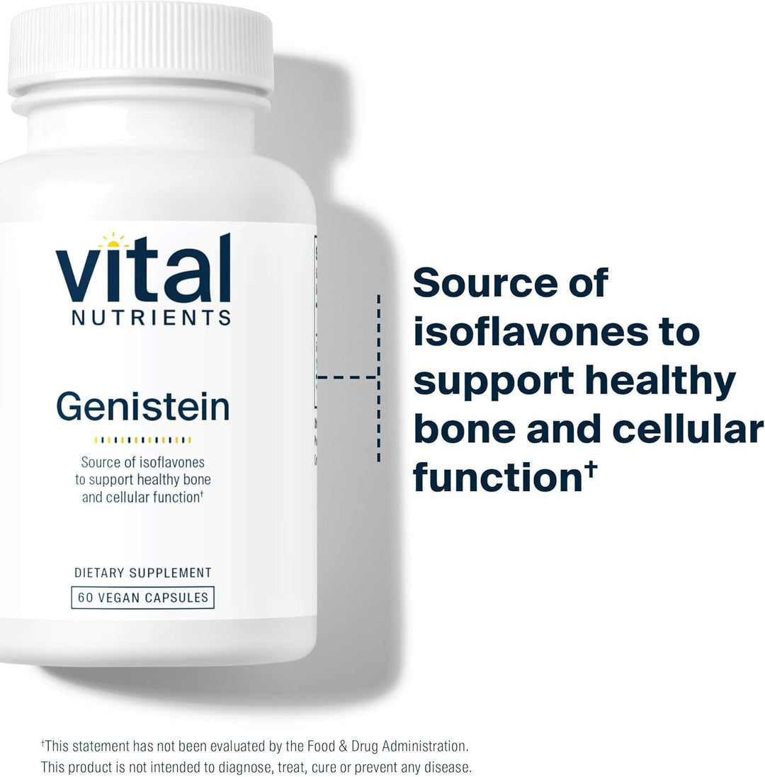 Vital Nutrients Genistein - Isoflavonas de fácil absorción para apo...