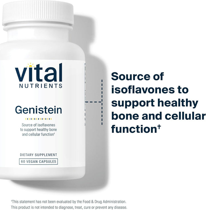 Vital Nutrients Genistein - Isoflavonas de fácil absorción para apo...