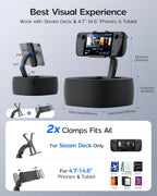 LULULOOK Soporte de almohada para juegos para Steam Deck OLED y LCD y