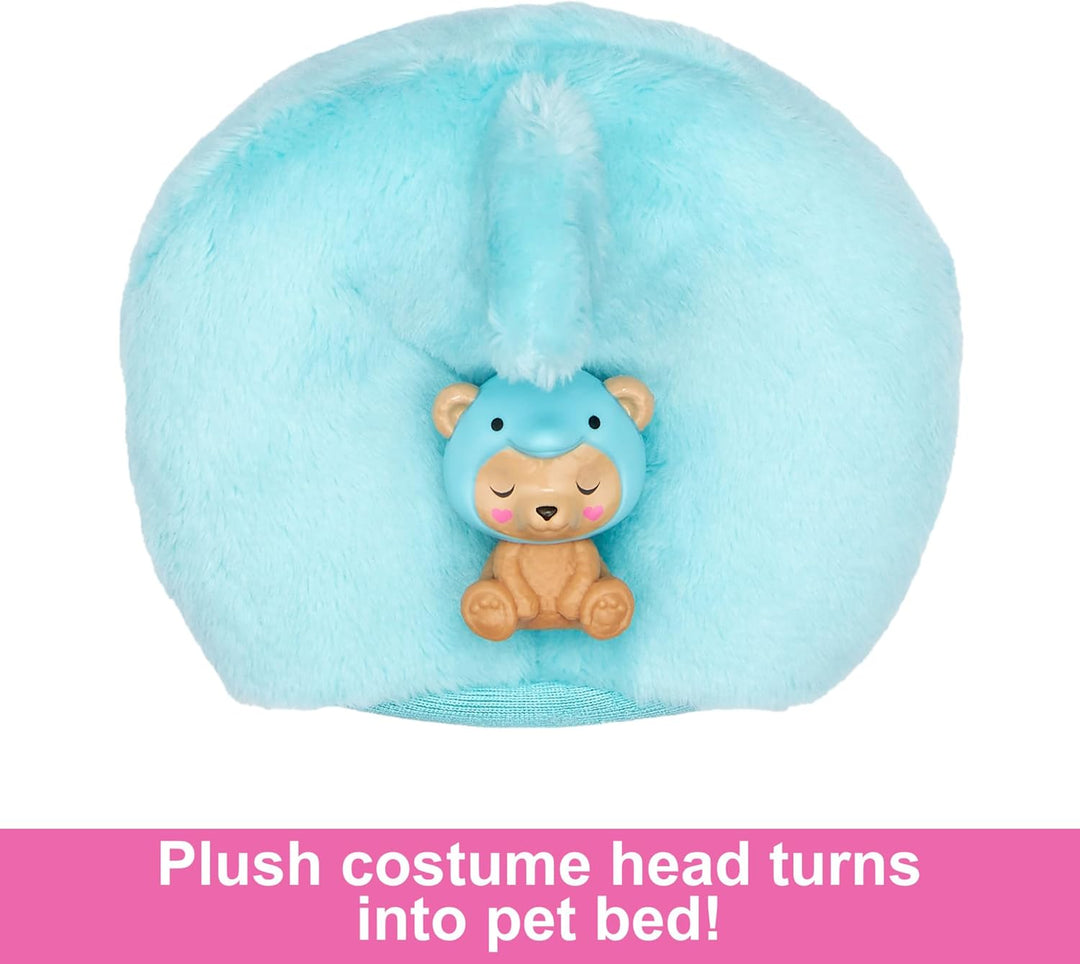 Muñeca Barbie Cutie Reveal y Accesorios con Disfraz de Animal y 10...