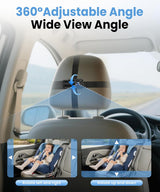 Orderich Cámara de coche para asiento trasero, pantalla IPS de 3.97...