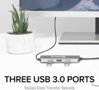 Plugable, USBC-7IN1, hub USB 3.0