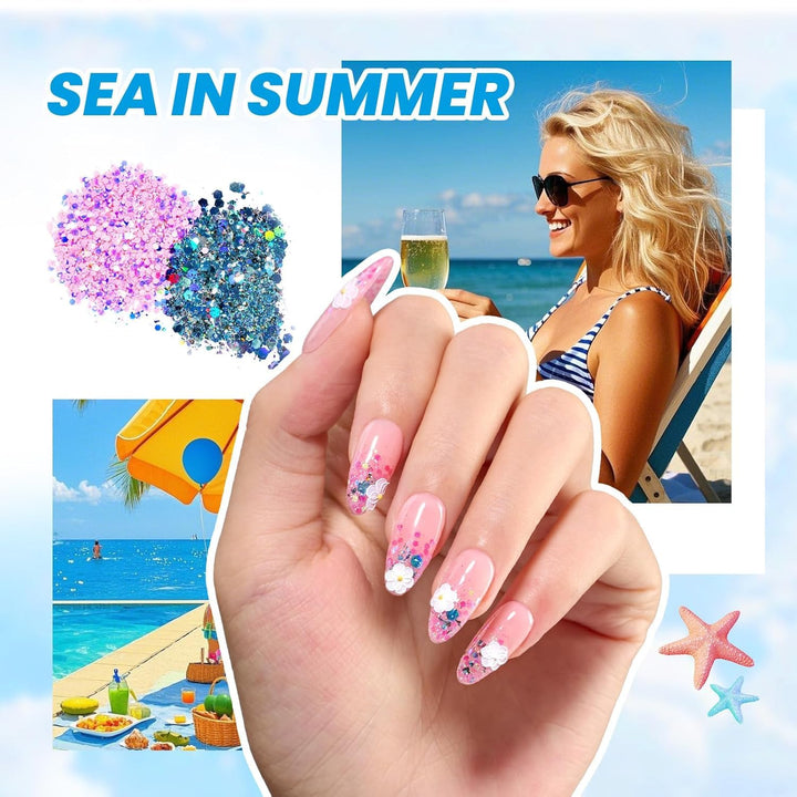 Beetles - Kit de esmalte de uñas de gel con luz UV \u2013 Juego de...