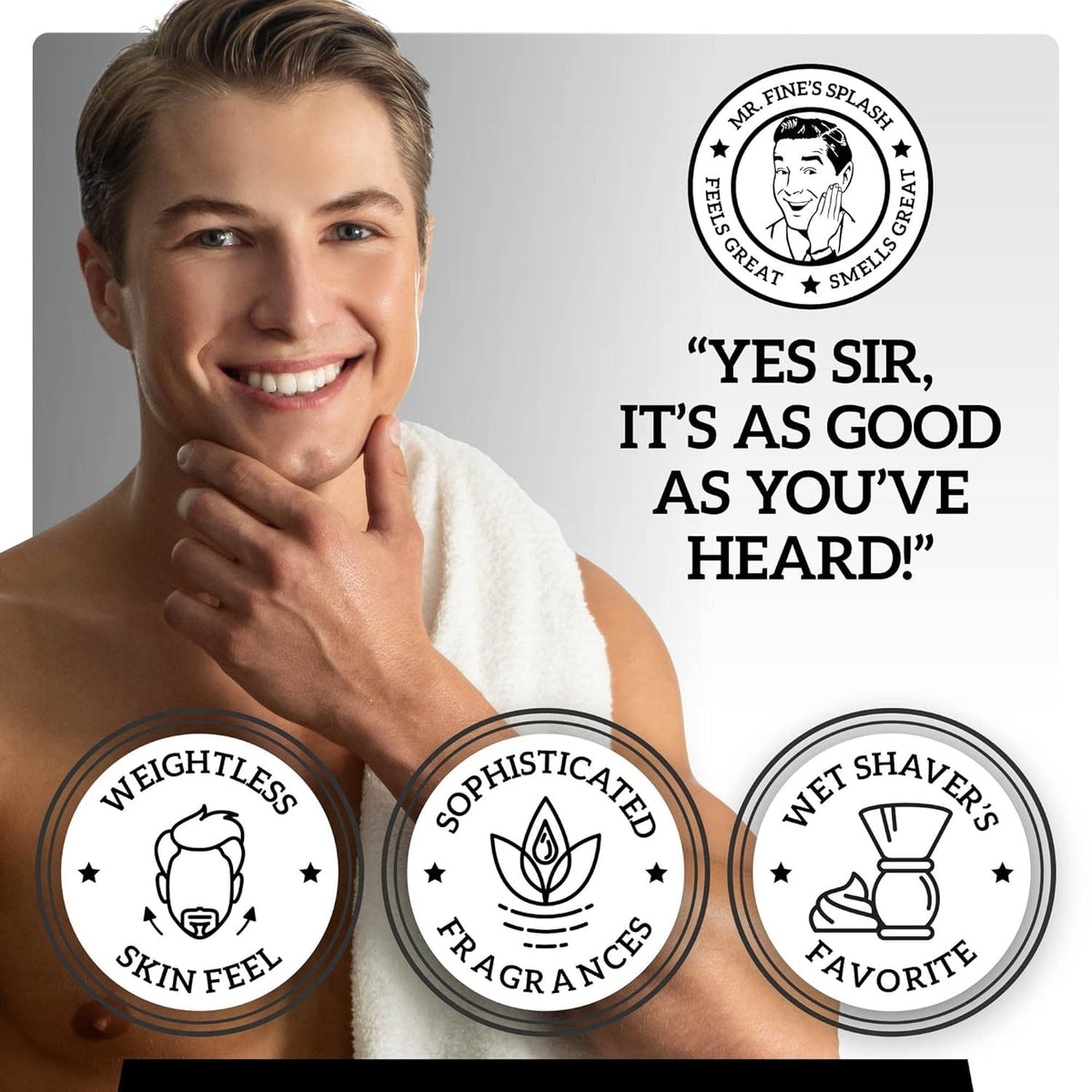 Mr. Fine Loción para Después del Afeitado para Hombres - Fragancia...