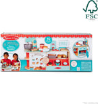 Melissa & Doug Panadería de madera La Patisserie (39 piezas) - Certificado FSC