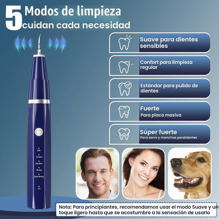 Removedor de placa para dientes, removedor de sarro para dientes, k...