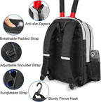 Ytonet Mochila de tenis para mujeres y hombres, 2 raquetas