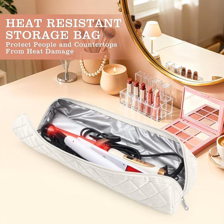 Suafrnut Bolsa Organizadora Grande para Herramientas de Cabello Cal...