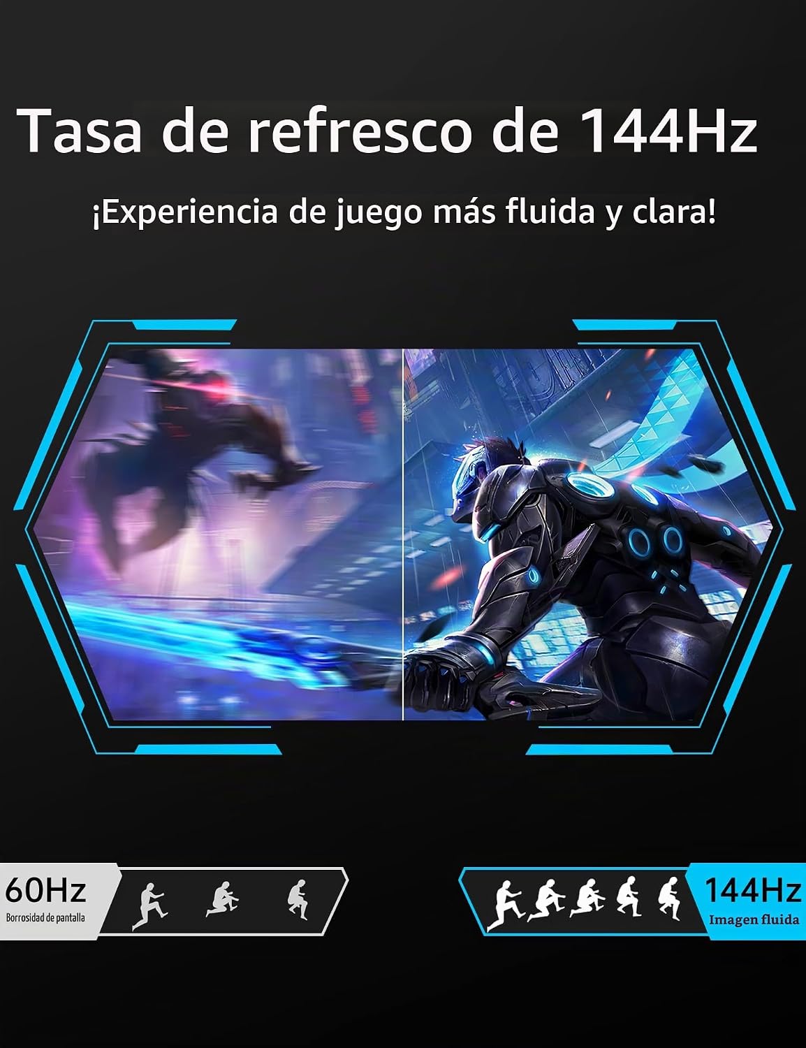 Monitor de viaje portátil 2K 144Hz 16" para PC portátil Switch Xbox PS5/4