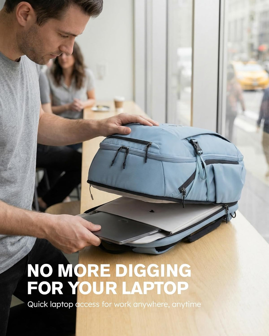Tolaccea Travel Laptop Backpack 32L, TSA Friendly Flight Approved C...