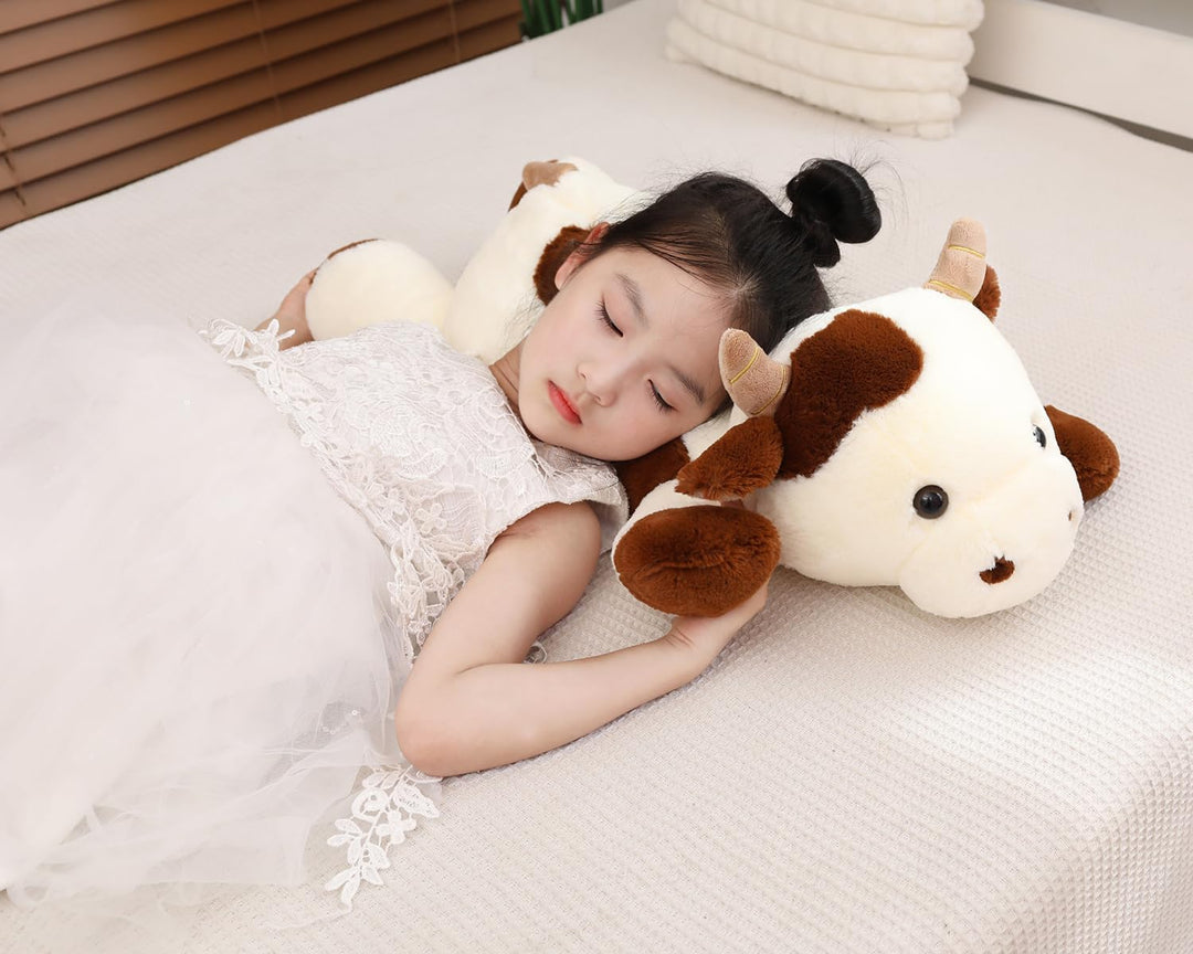 YESGIRL Animales de peluche con peso de vaca de 25.6 pulgadas, 5 li...