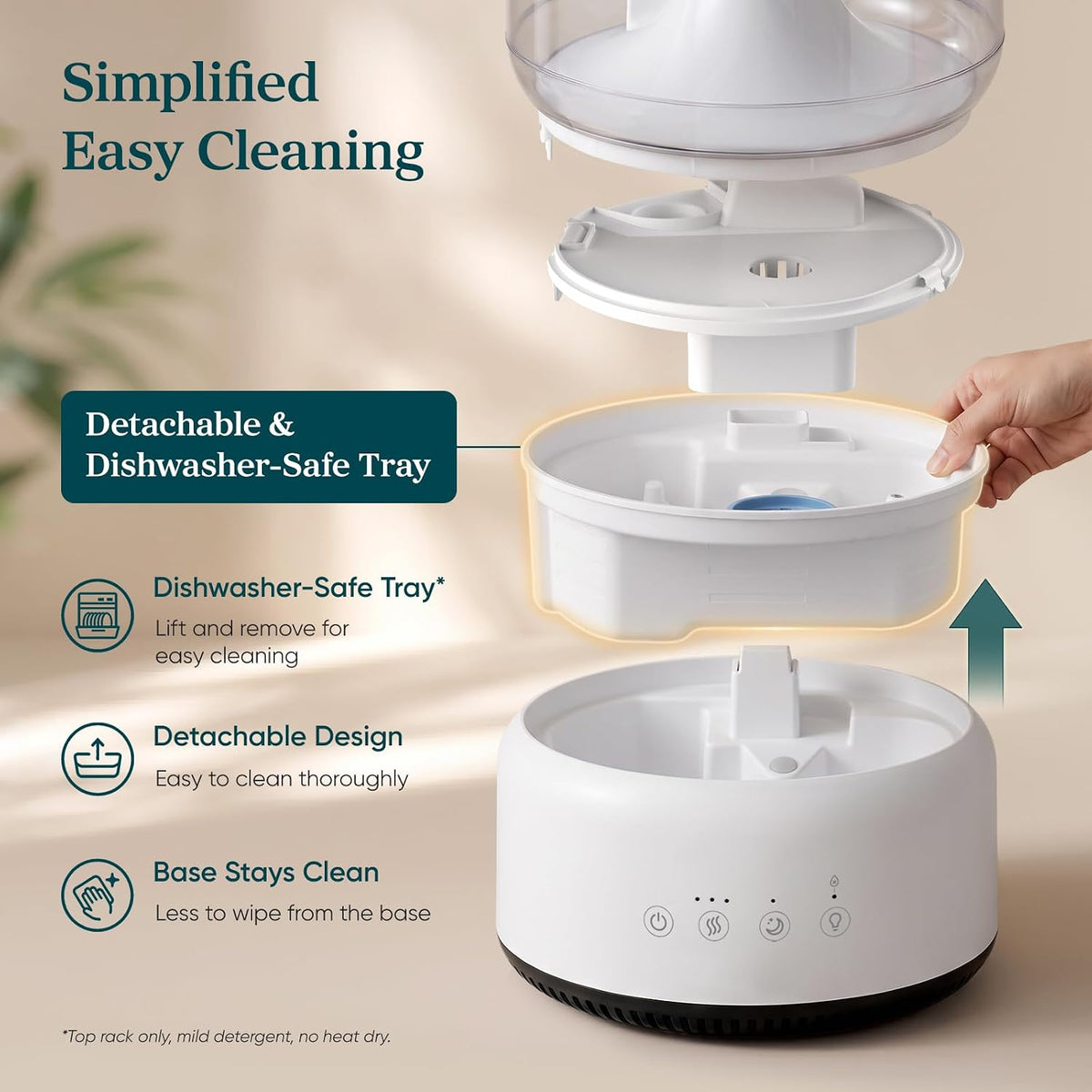 Levoit Humidificadores para dormitorio 4.2L relleno superior para