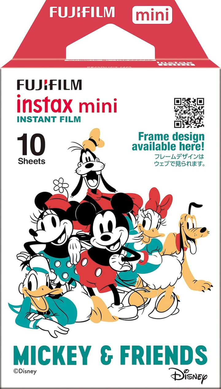 Película Instantánea Fujifilm para Cámara 10 Piezas Mickey &amp; Fr...