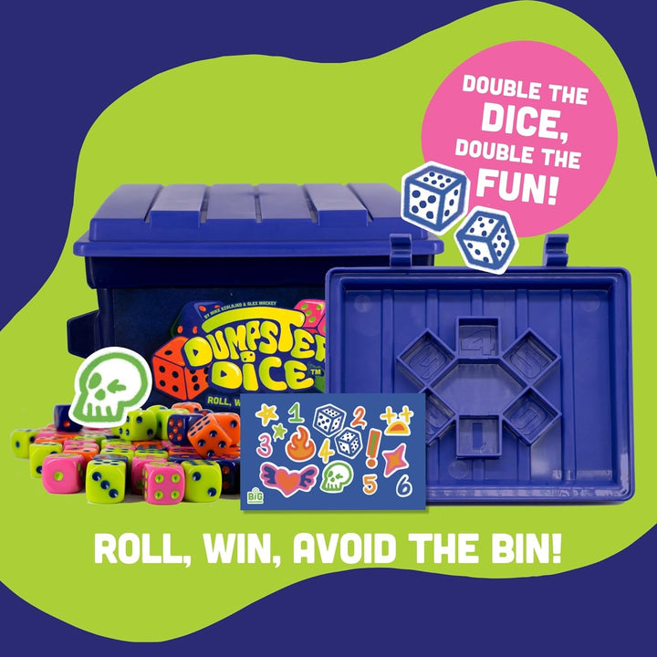 Big Discoveries Dumpster Dice Juego de dados familiares