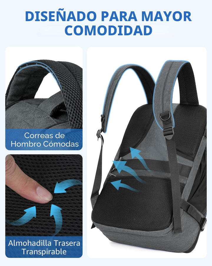 WANDF Mochila de viaje para Spirit Airlines, bolsa de artículos per...