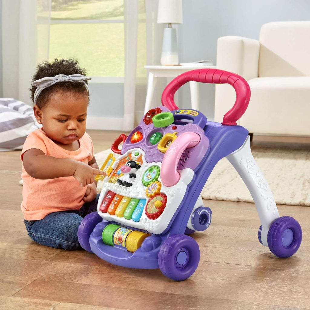 VTech Sit-To-Stand: andador de aprendizaje (embalaje sin frustración), color lavanda