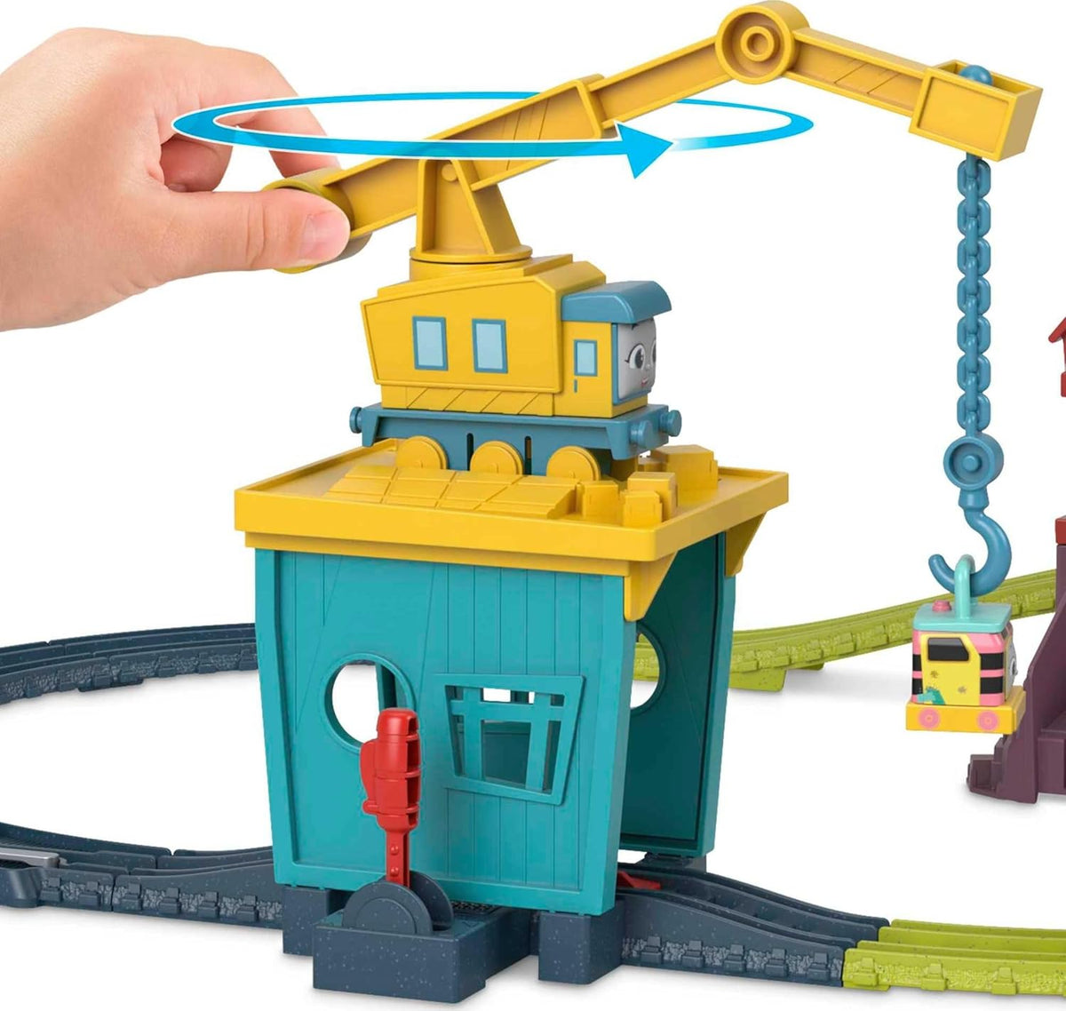 Thomas &amp; Friends Juego de tren de juguete motorizado Fix 'e...