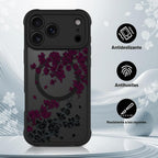 OOK Funda para teléfono con flores rojas hecha para Pro de 6.3 pulgadas