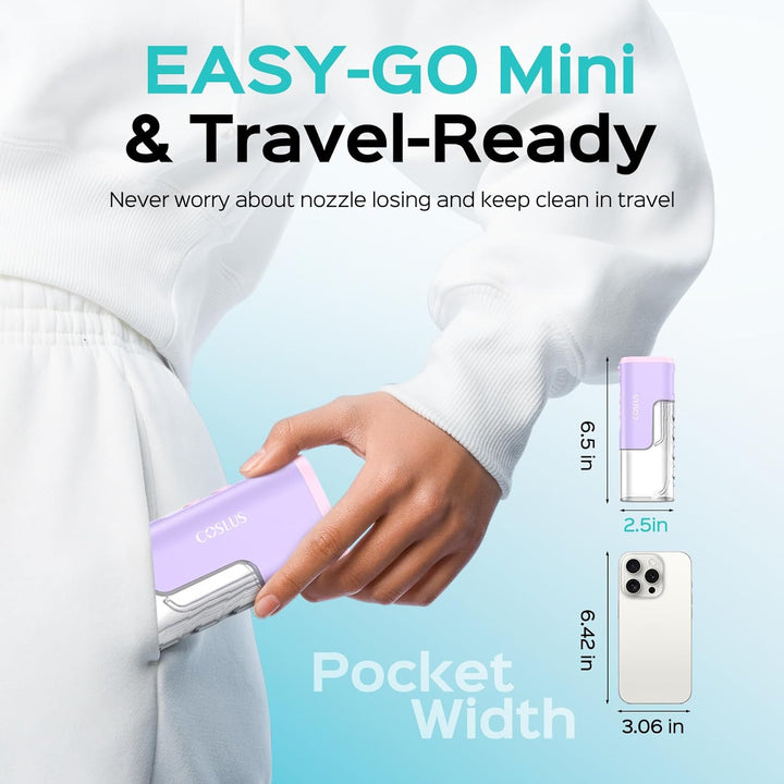 COSLUS Mini irrigador de agua para viajes: diseño compacto portátil...