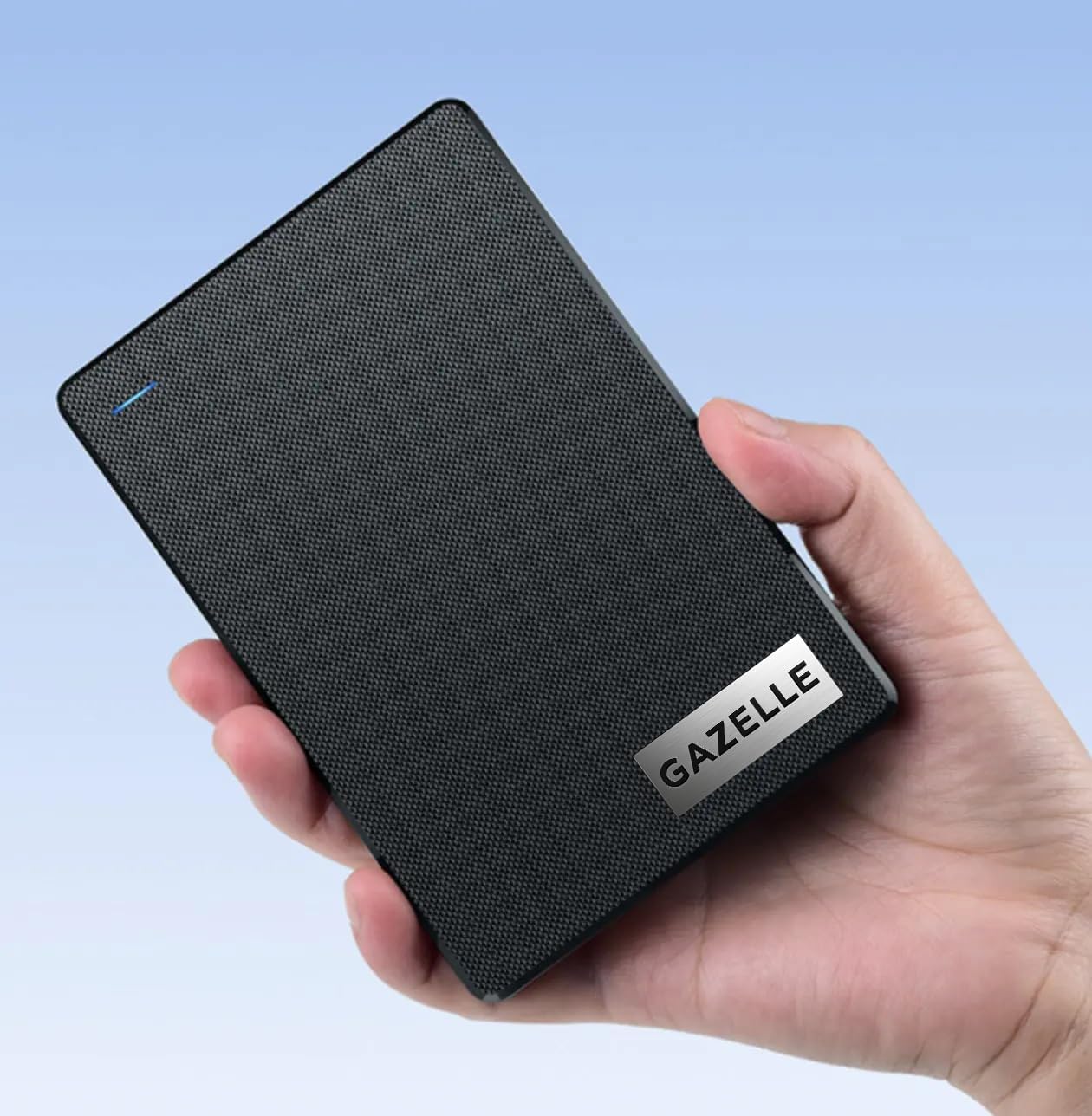 GAZELLE Disco Duro Externo Ultra Delgado de Alta Velocidad de 1TB -...
