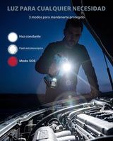 SEESII Inflador de neumáticos 2 en 1 y aspiradora de coche con 2 ba...