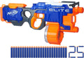 Nerf HyperFire Elite Blaster motorizado, tambor de 25 dardos, dispara hasta 5 dardos por segundo, incluye 25 dardos oficiales Elite (exclusivo de Amazon)