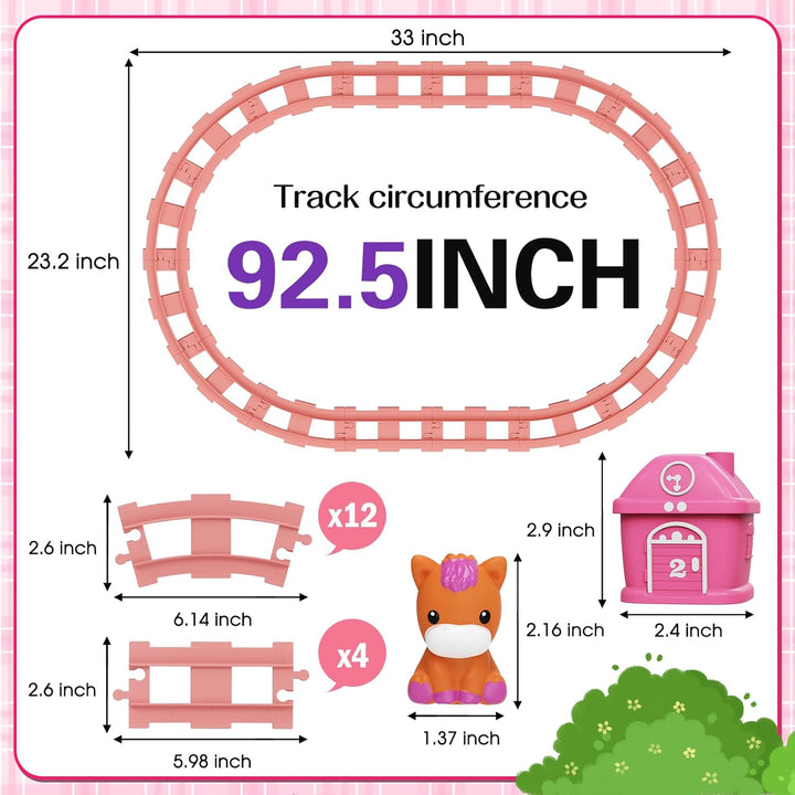 Juego de tren de juguete para niños de 1 a 3 años, juguete de apren...