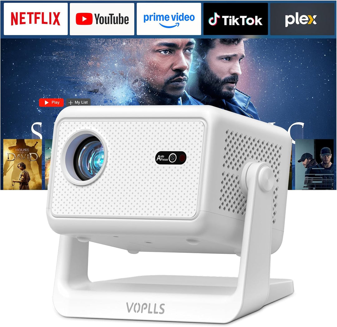Aplicación con licencia oficial y 3000 ANSI: Mini proyector 4K para...
