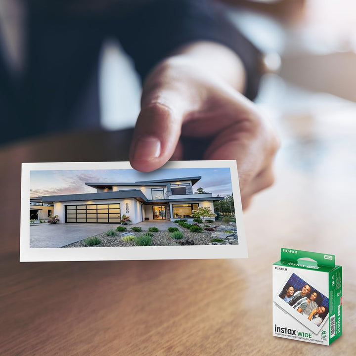 Fujifilm Instax Wide Instant Film Twin Pack con paño de microfibra...