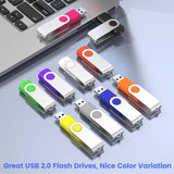 ABLAZE Unidad flash de 1 GB, paquete de 10 unidades, memoria USB 2....