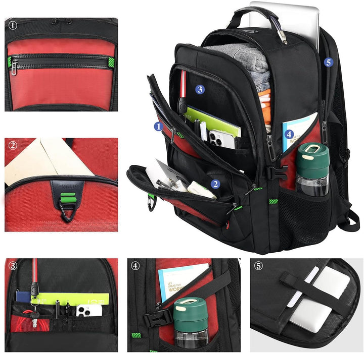 Z-MGKISS Mochila para laptop extra grande de 52 L, bolsa de computa...
