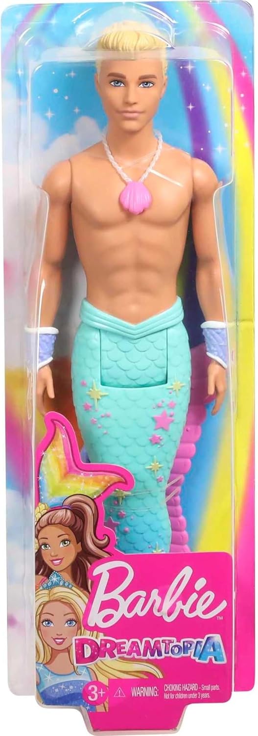 Barbie Dreamtopia - Muñeca Merman, aproximadamente 12 pulgadas con...