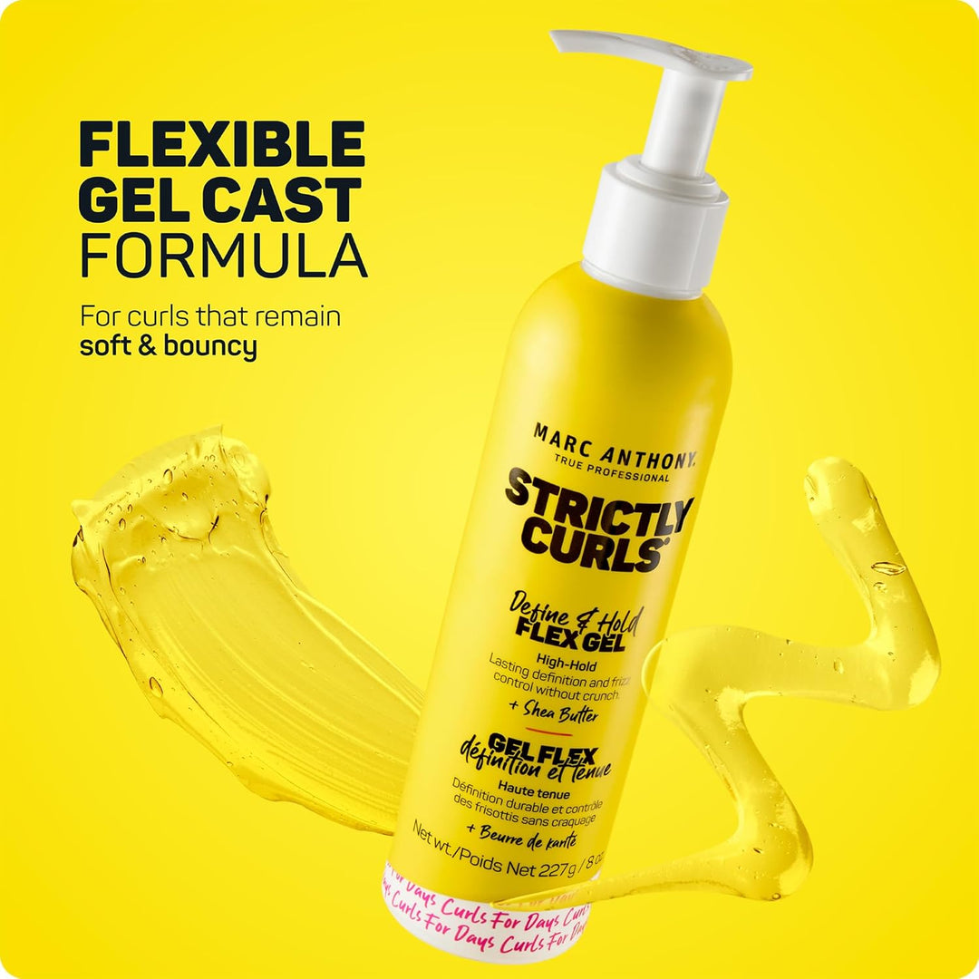 Marc Anthony Gel de peinado para cabello rizado, estrictamente rizo...