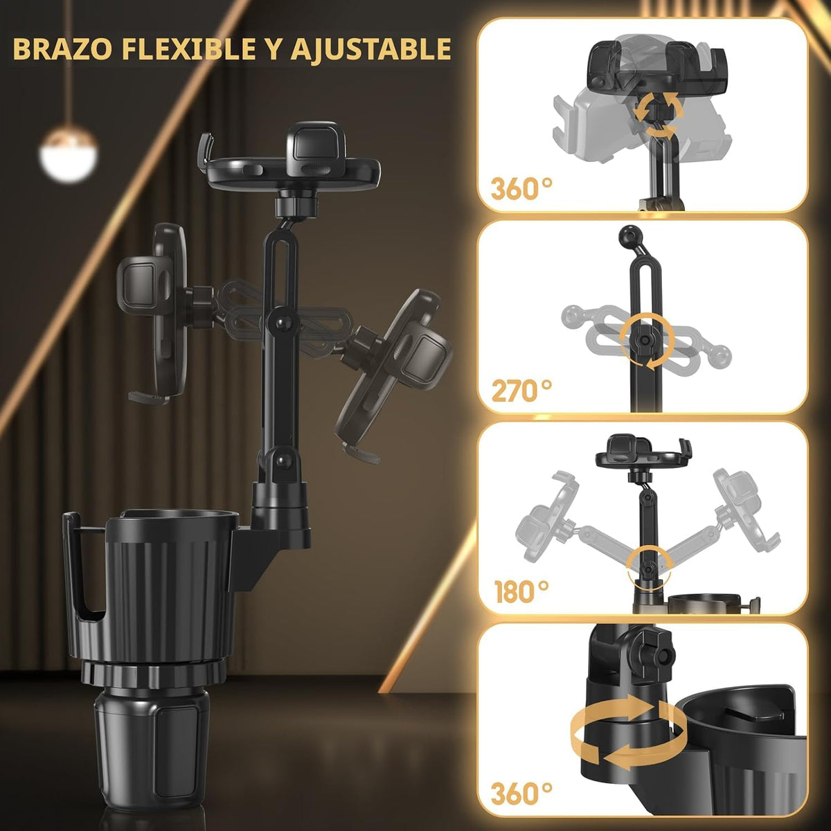 Soportes de teléfono para tu automóvil, soporte universal para teléfono de