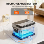 AMZCHEF Fiambrera eléctrica inalámbrica, 6.3 tazas, 5 lados, 18000mAh