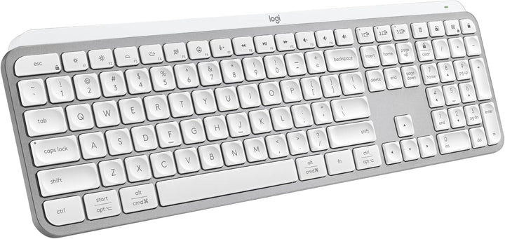 Logitech MX Keys S - Teclado inalámbrico, perfil bajo, escritura si...