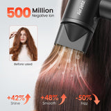 Secador de pelo, 160,000 rpm, secador iónico de alta velocidad para...