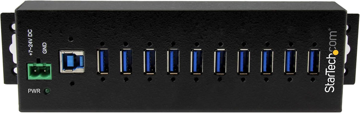StarTech.com, HB30A10AME, hub USB 3.0 de 10 puertos, alimentado