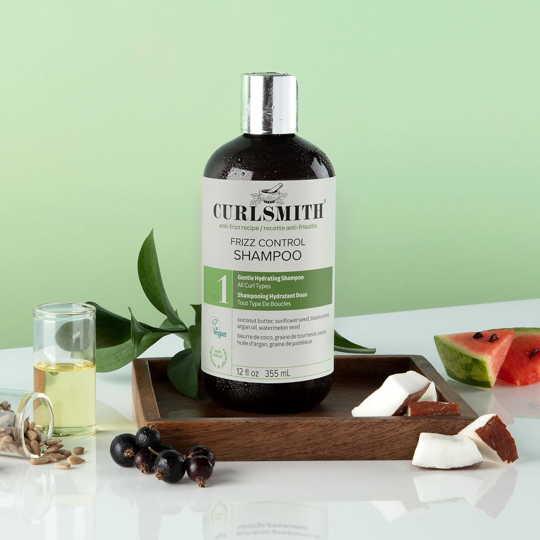 CURLSMITH Frizz Control Shampoo - Frizz-Fighting Shampoo for Curls,...