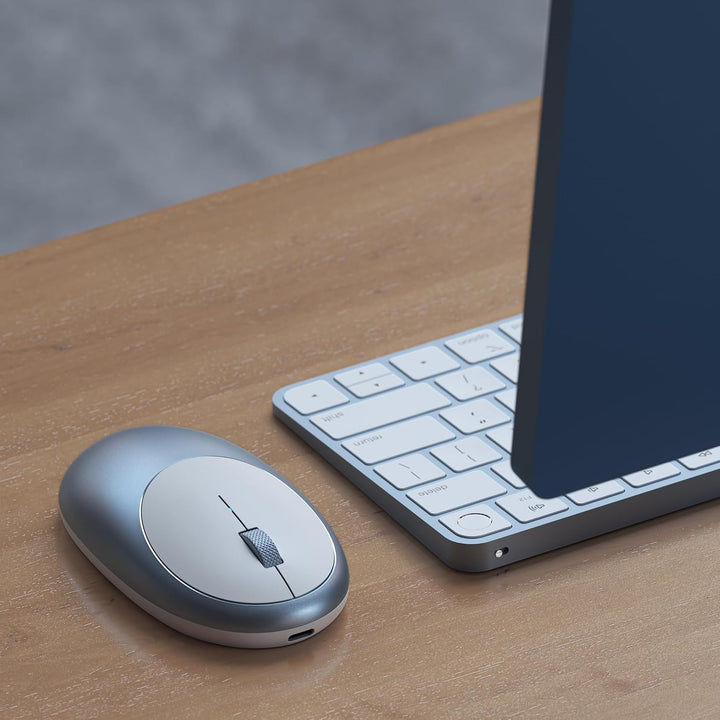 Satechi M1 - Mouse inalámbrico Bluetooth, recargable USB-C, compact...