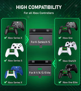 Upgraded Controller Charger Station with 2x5520mWh Rechargeable Bat...
