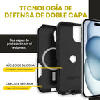 OtterBox Funda MagSafe para iPhone 17e, 16e, 15, 14, 13 Commuter MagSafe