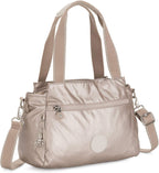 Kipling Elysia Bolso bandolera convertible sólido, Brillo metálico.
