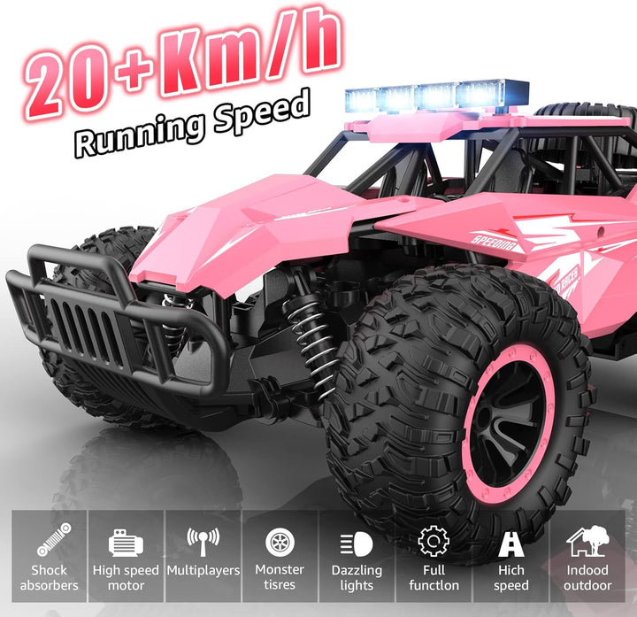 kolegend Auto a control remoto para niñas 50+min Monster Trucks 12....
