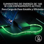 Razer Thunderbolt 5 Dock Chroma, 11 puertos + ranura SSD M.2, color blanco