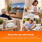 Altavoz inalámbrico de TV 2.4G para personas mayores, altavoz
