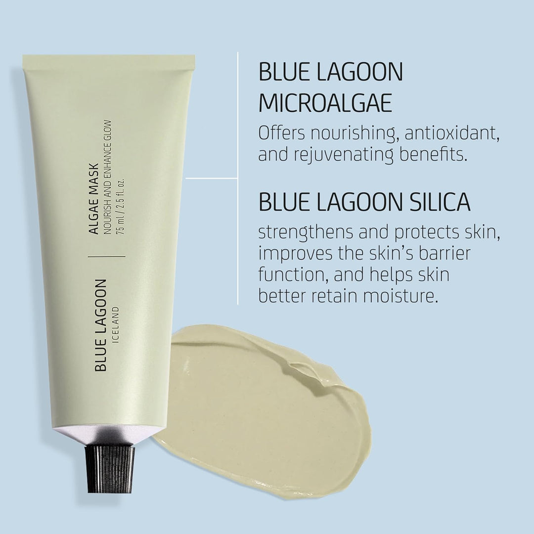 Blue Lagoon Skin Science - Mascarilla facial nutritiva de algas par...