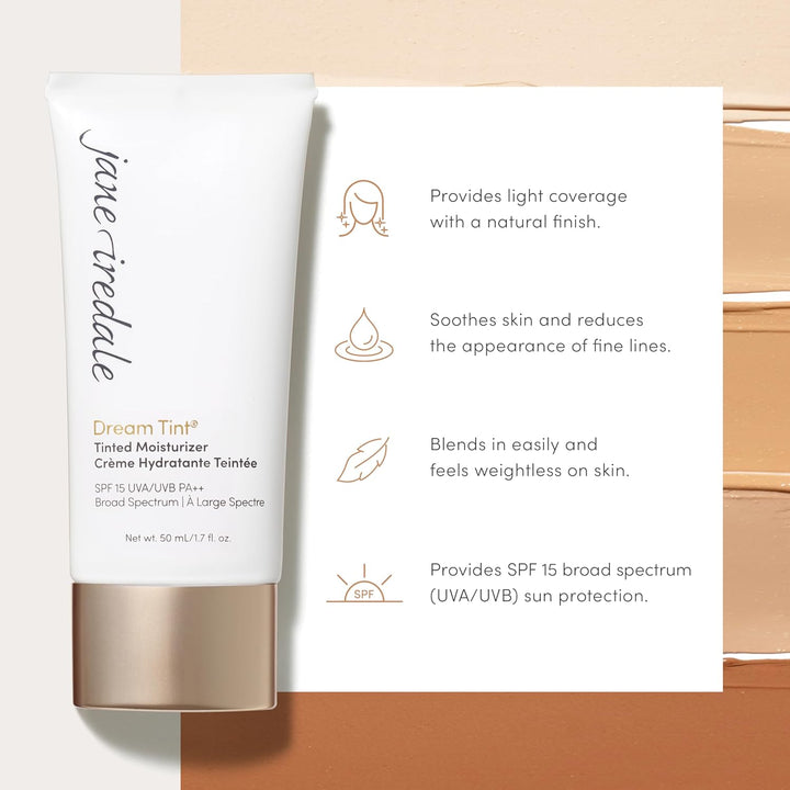 jane iredale Dream Tint, Lightweight Tinted Moisturizer with SPF 15...